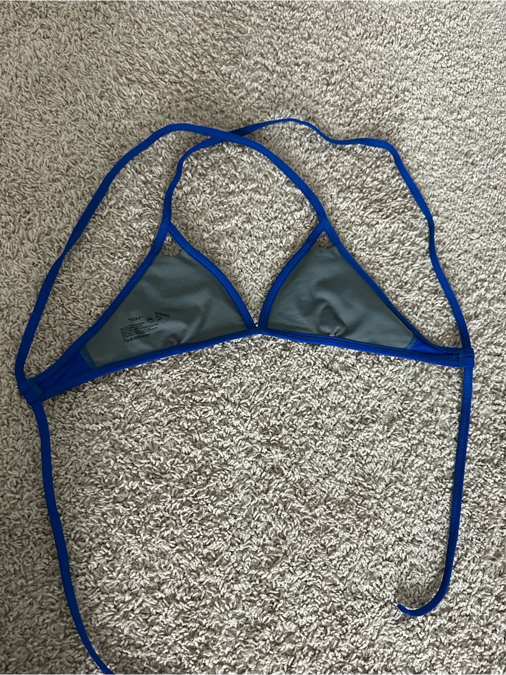 Jolyn Finn bikini top in blue size medium - Picture 3 of 4